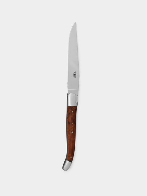 | Set of 6 | Thuya Wood Steak Knives