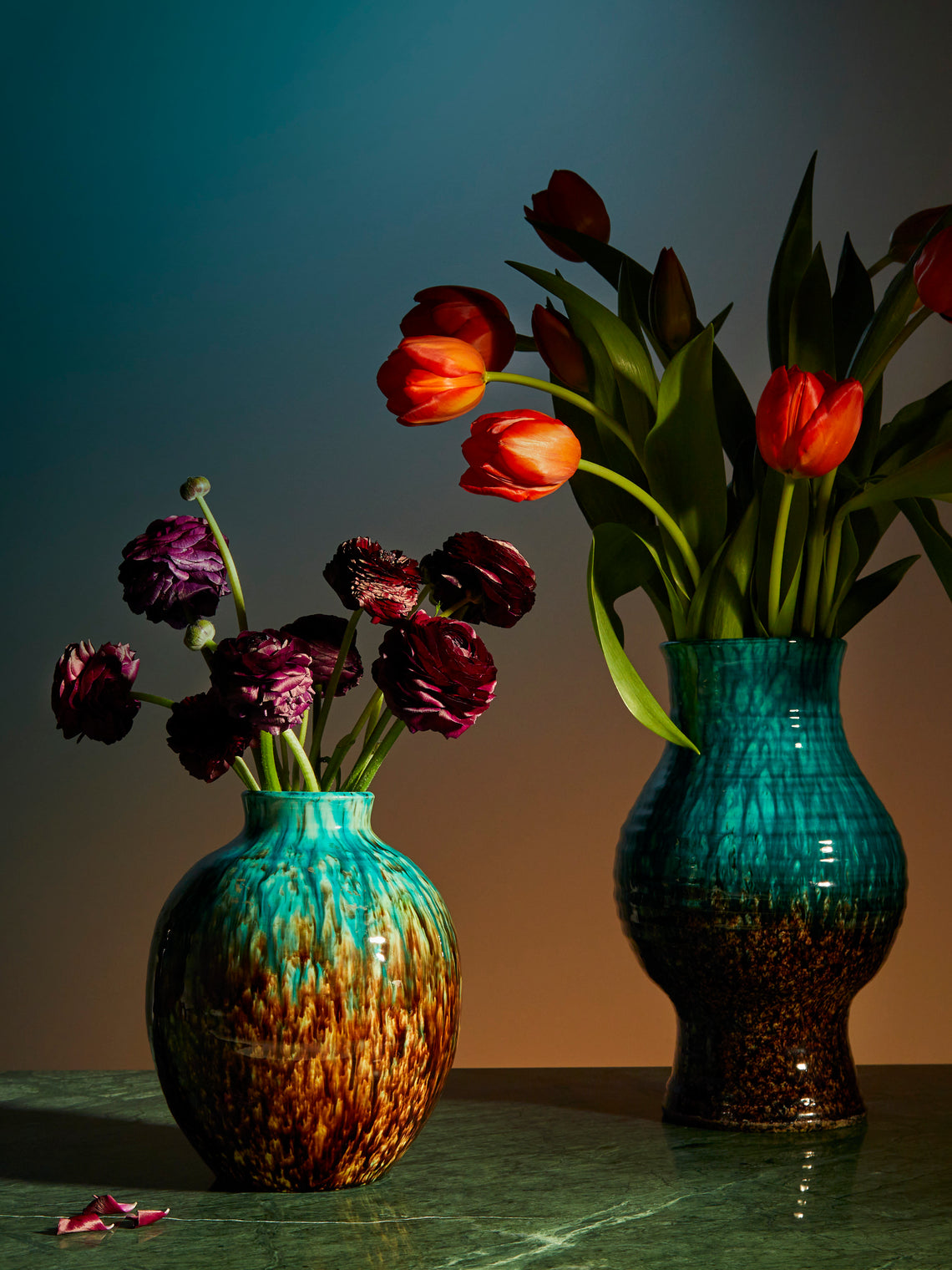 1960s Accolay Ceramic Vase (7in/18cm)