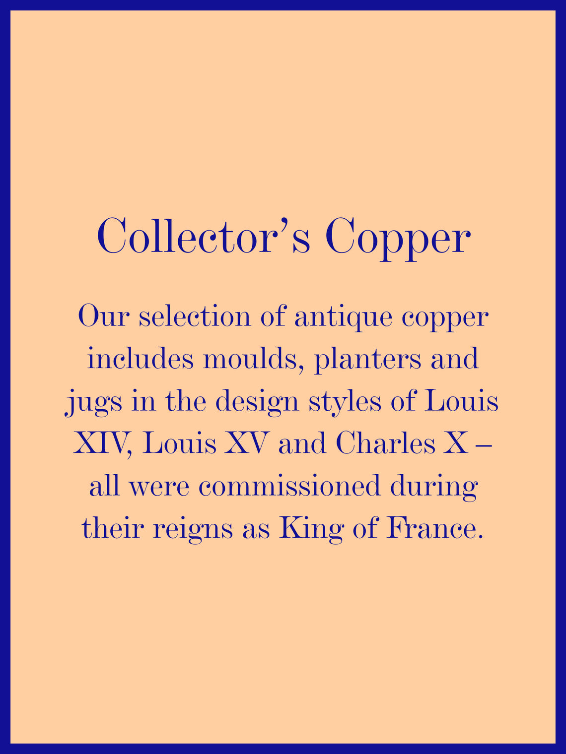 19th-Century Copper Decorative Mold
