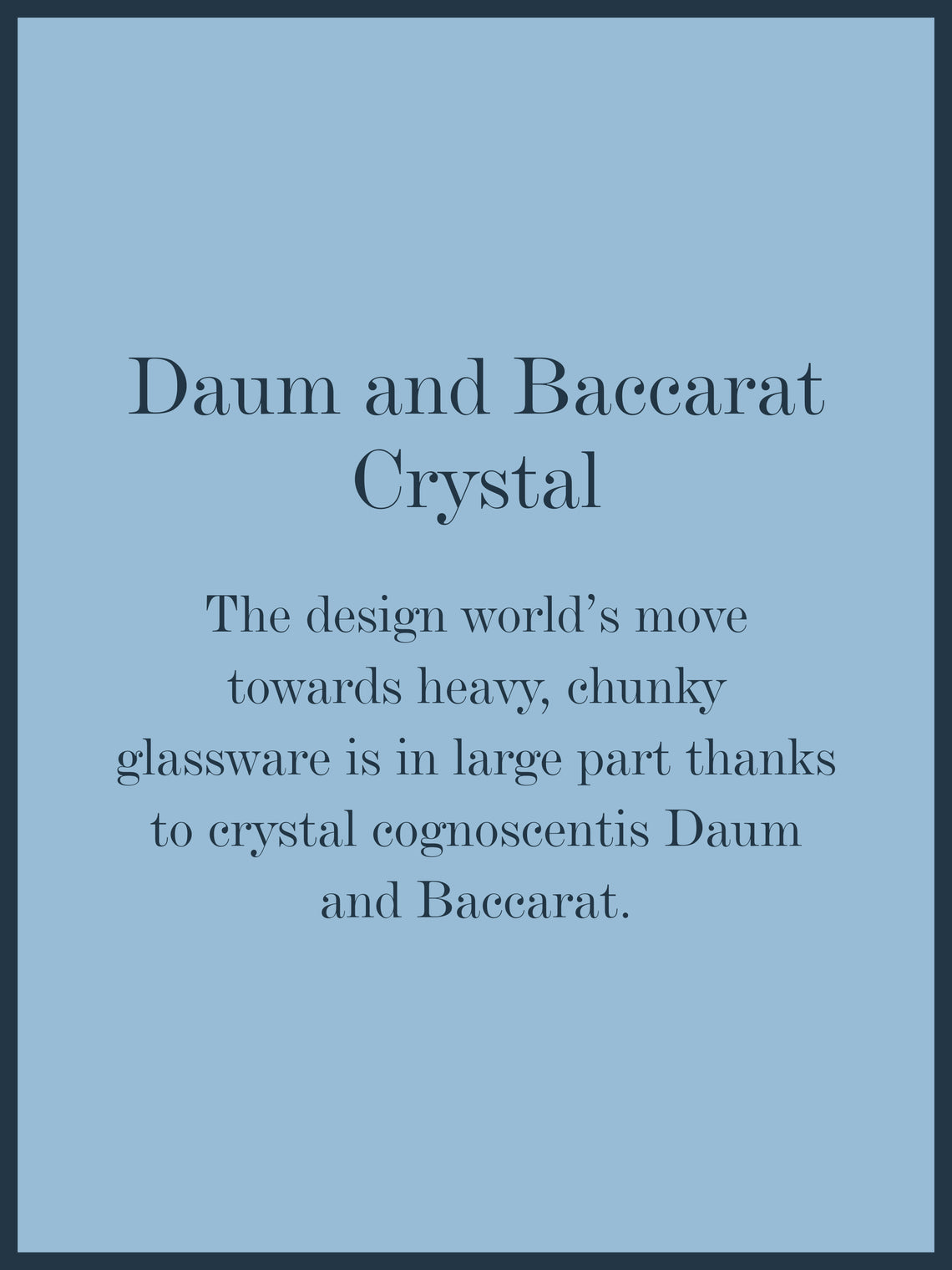 1940s Baccarat Crystal Vase (10in/26cm)