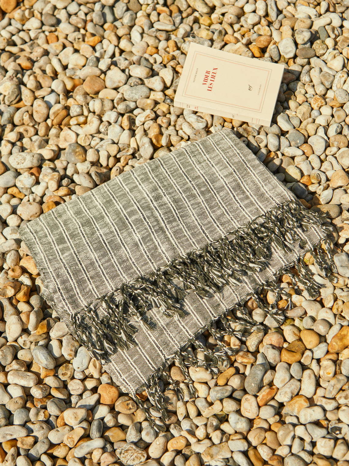 Mizar & Alcor - Basil Handwoven Linen and Cotton Towels (Set of 2) - Green - ABASK