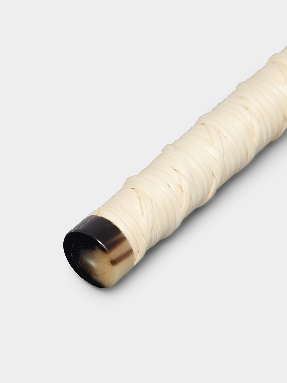 Mila Maurizi - Handwoven Wicker and Horn Cheese Knife -  - ABASK