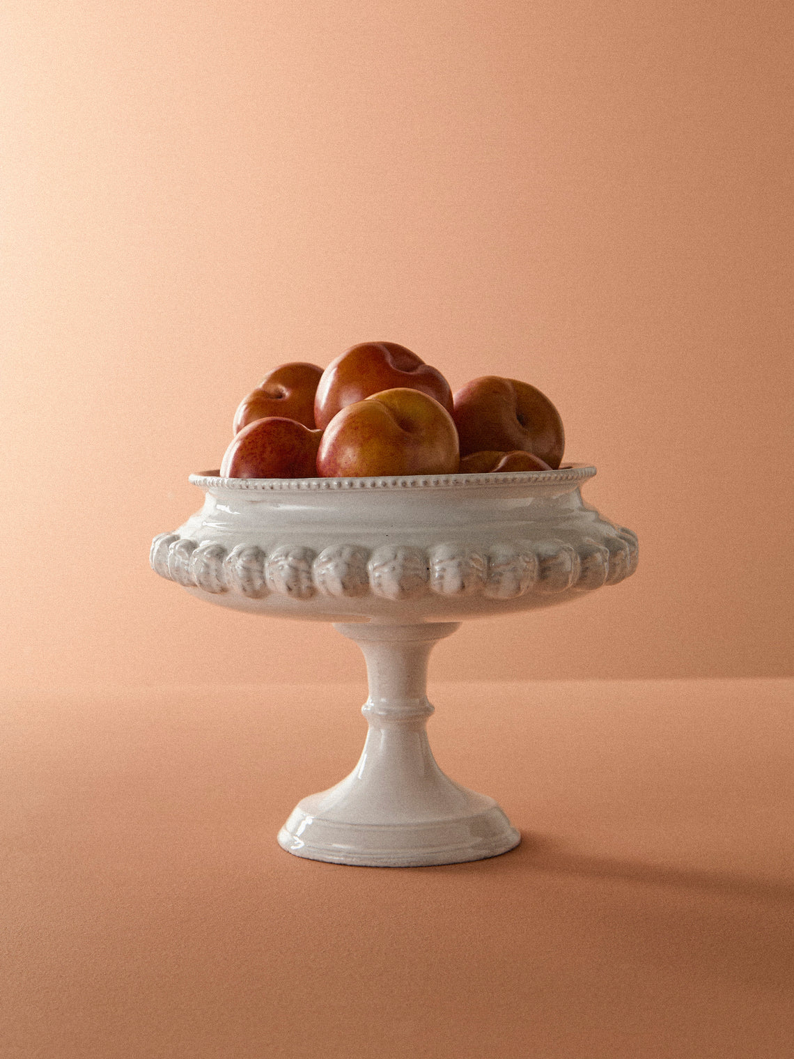 Astier de Villatte - Hand-Glazed Ceramic Tall Stand - White - ABASK