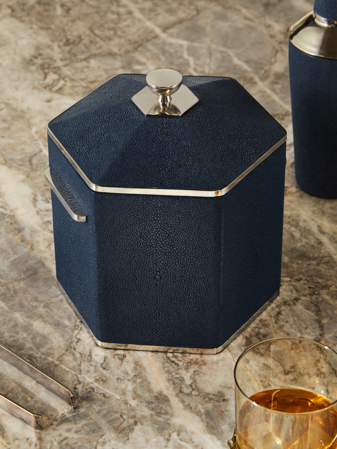 Forwood Design - Faux Shagreen Ice Bucket -  - ABASK