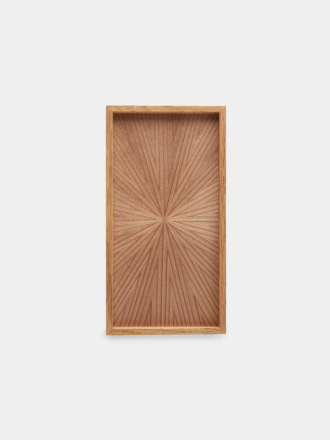 Mori Kougei - Japanese Cedar Tray (8in/21cm) - Brown - ABASK - 