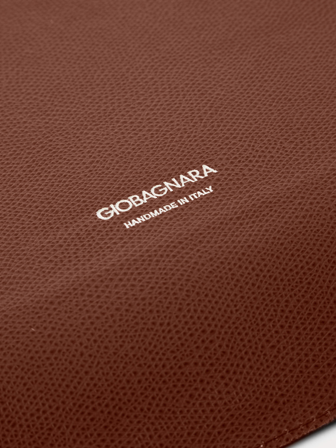 Giobagnara - Jack Leather Extra Large Rectangular Valet Tray - Brown - ABASK