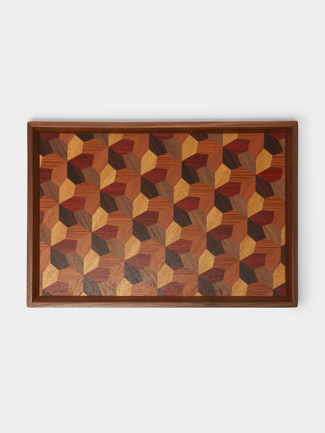Mori Kougei - Poke Wood Rectangular Tray -  - ABASK - 