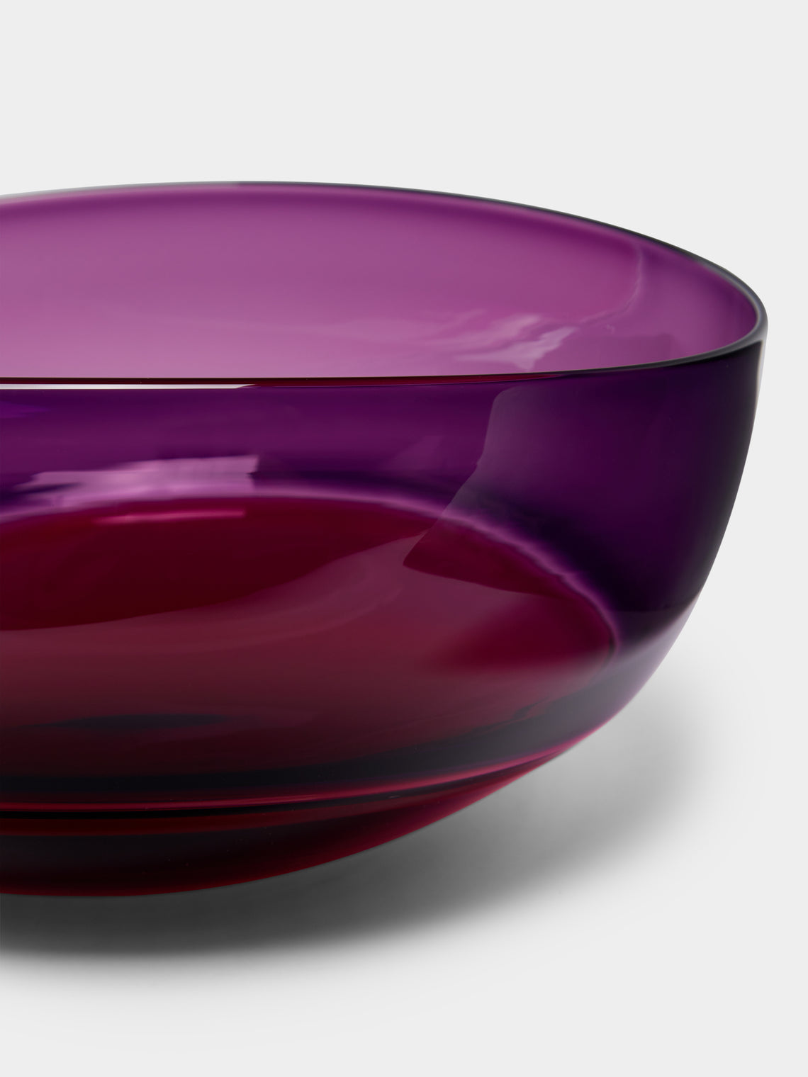 Stewart Hearn - Oval Encalmo Hand-Blown Glass Bowl -  - ABASK