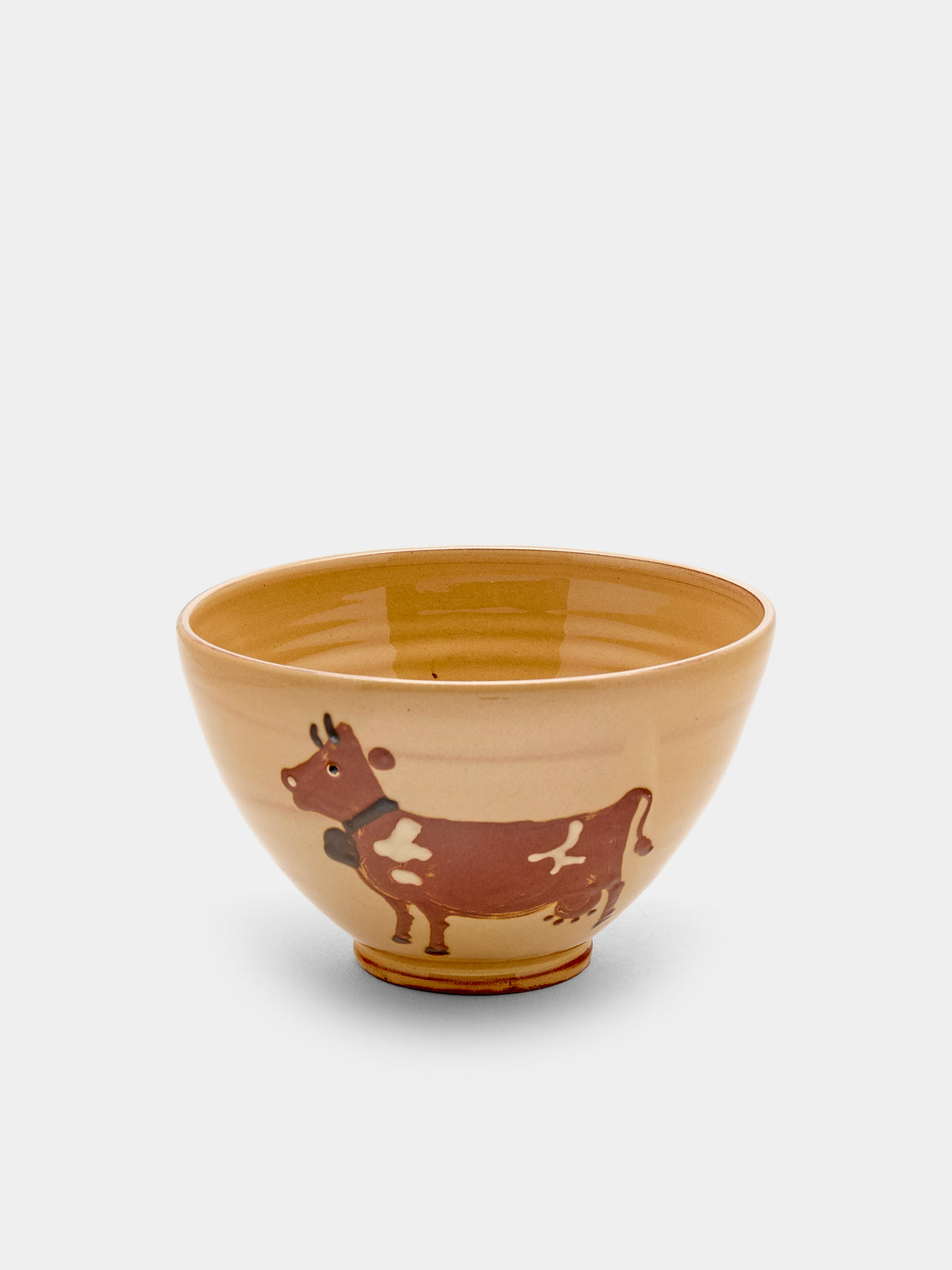 Poterie d’Évires - Cows Hand-Painted Ceramic Bowls (Set of 6) - Multiple - ABASK