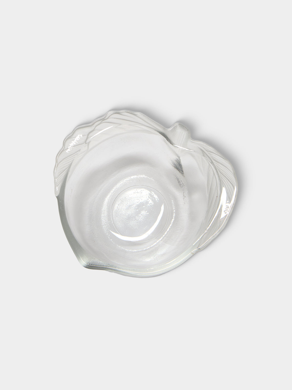 Antique and Vintage - Mid-Century Daum Apple Crystal Bowls (Set of 6) - Clear - ABASK
