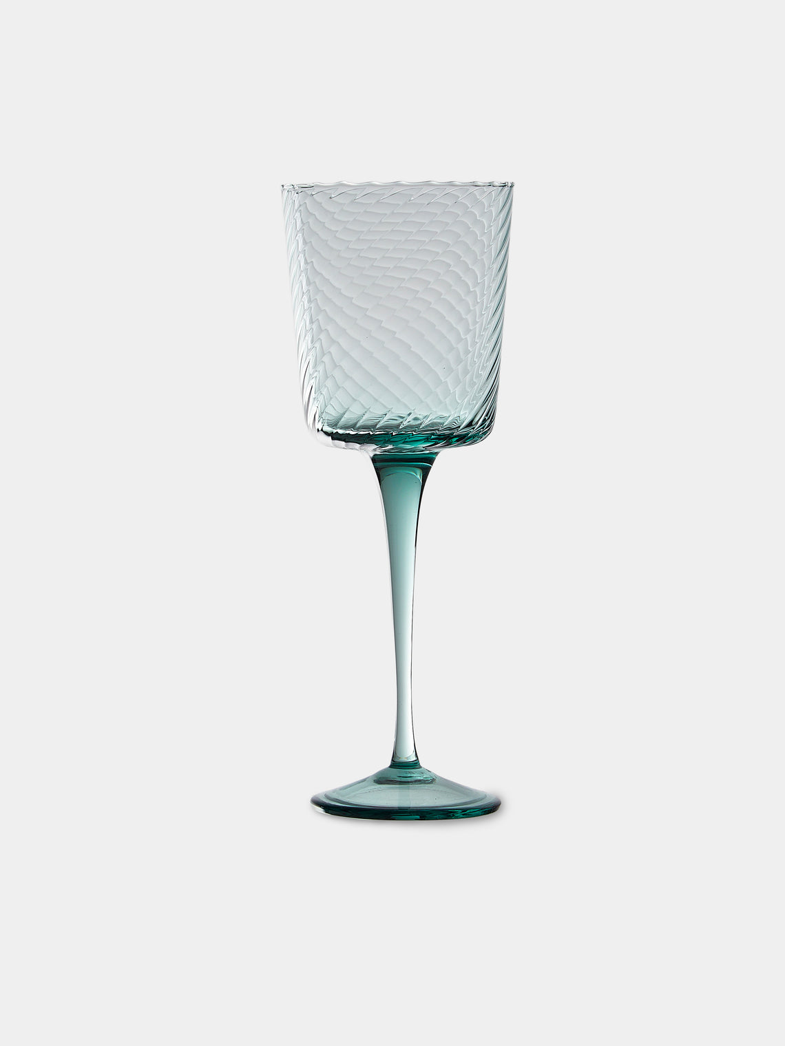 Mun Deluxe Brand Venezia - Torsé Hand-Blown Glass Wine Glasses (Set of 6) - Multiple - ABASK