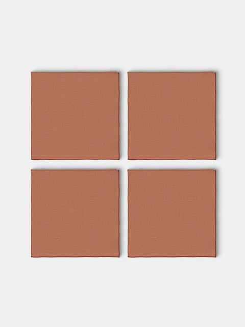 Borgo delle Tovaglie - Filo Linen Extra Large Napkins (Set of 4) - Pink - ABASK - 