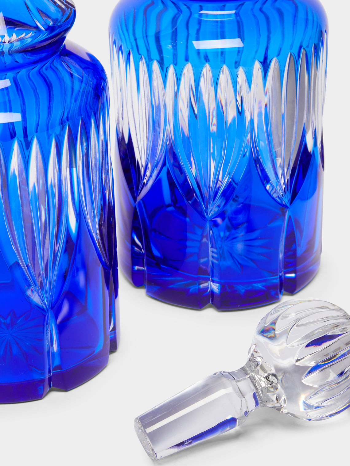 Antique and Vintage - 1950s Cut Crystal Decanters (Set of 2) -  - ABASK