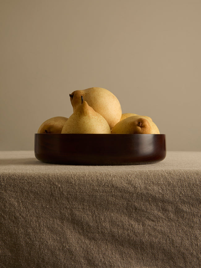 Suk Keun Kang - Hamji Ottchil Wood Low Bowl -  - ABASK