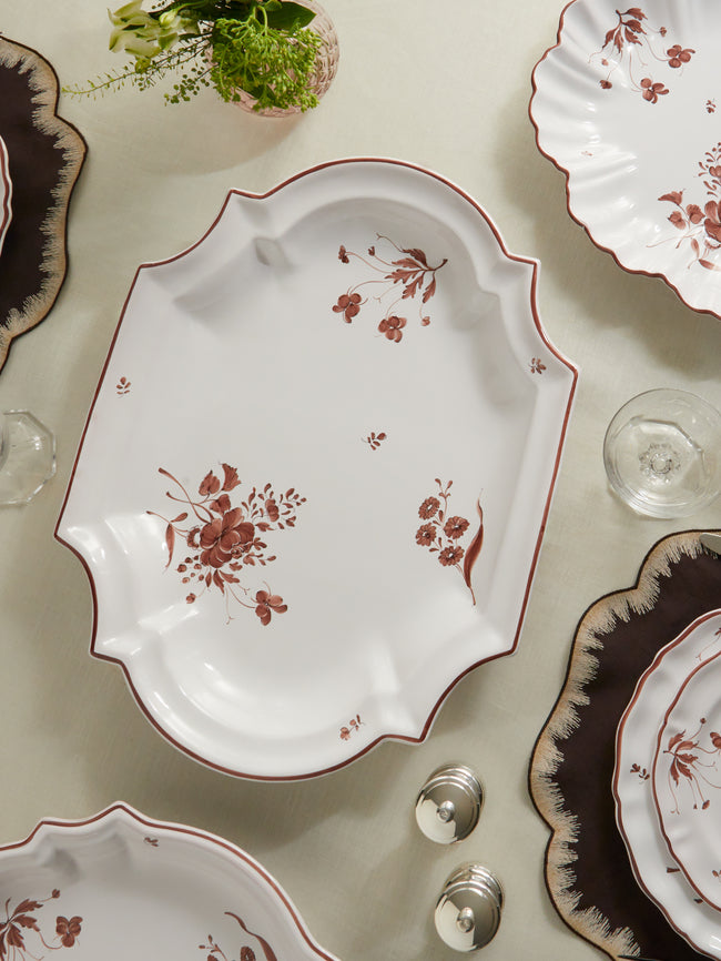 Z.d.G - Camaïeu Hand-Painted Ceramic Large Serving Dish -  - ABASK