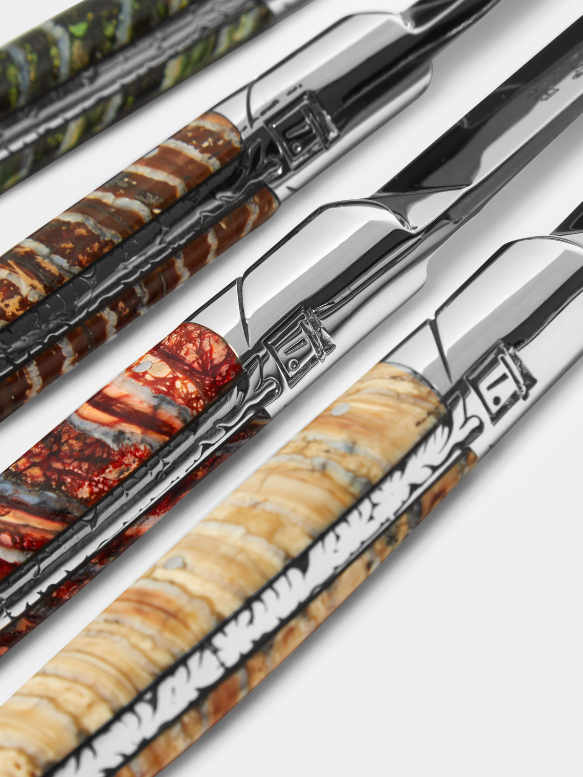 Goyon-Chazeau - Le Thiers Prestige Woolly Mammoth Steak Knives (Set of 6) -  - ABASK
