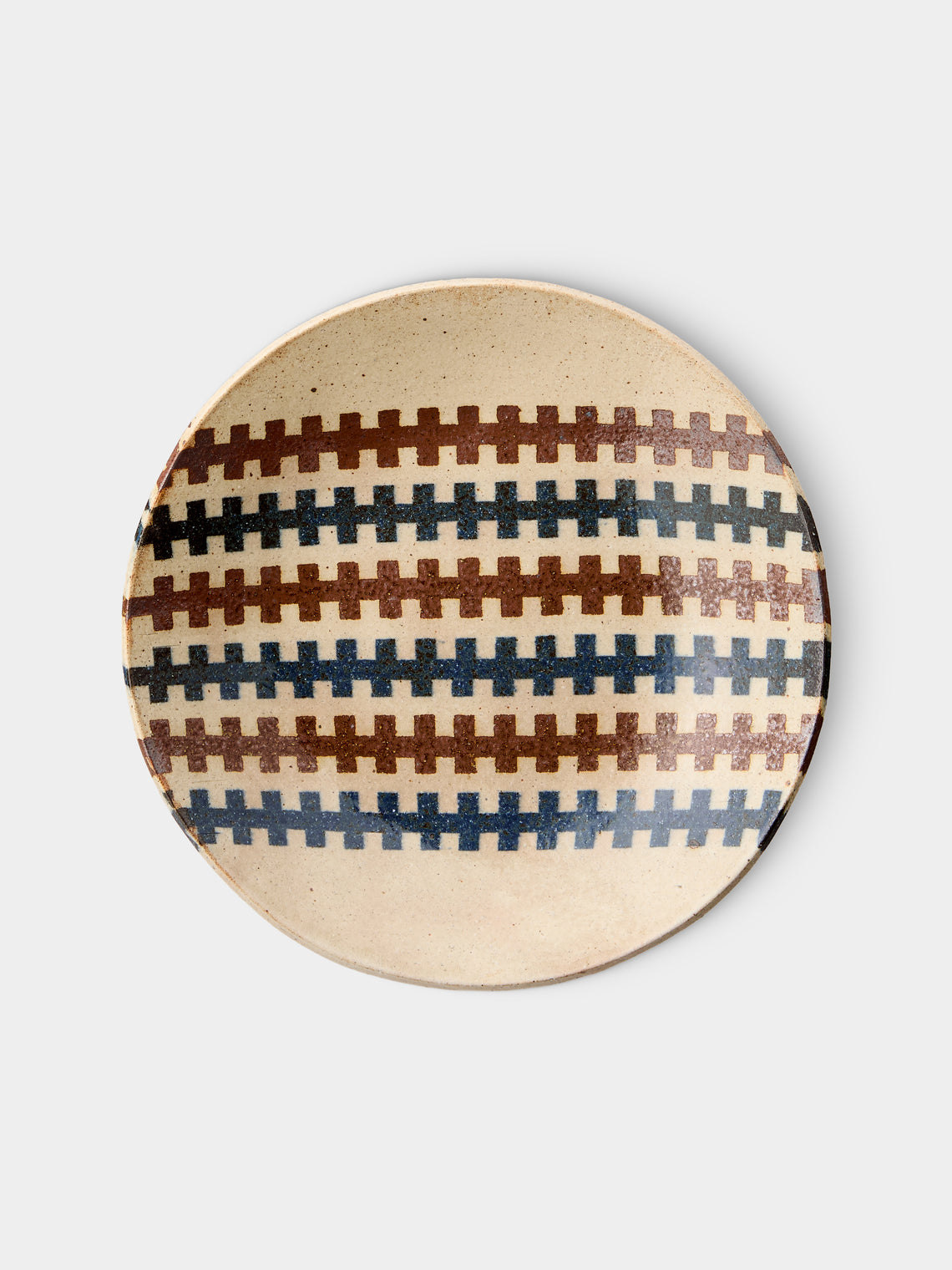 Makidani-gama - No. 1 Nerikomi Ceramic Plates – 8in/21cm (Set of 6) - Multiple - ABASK
