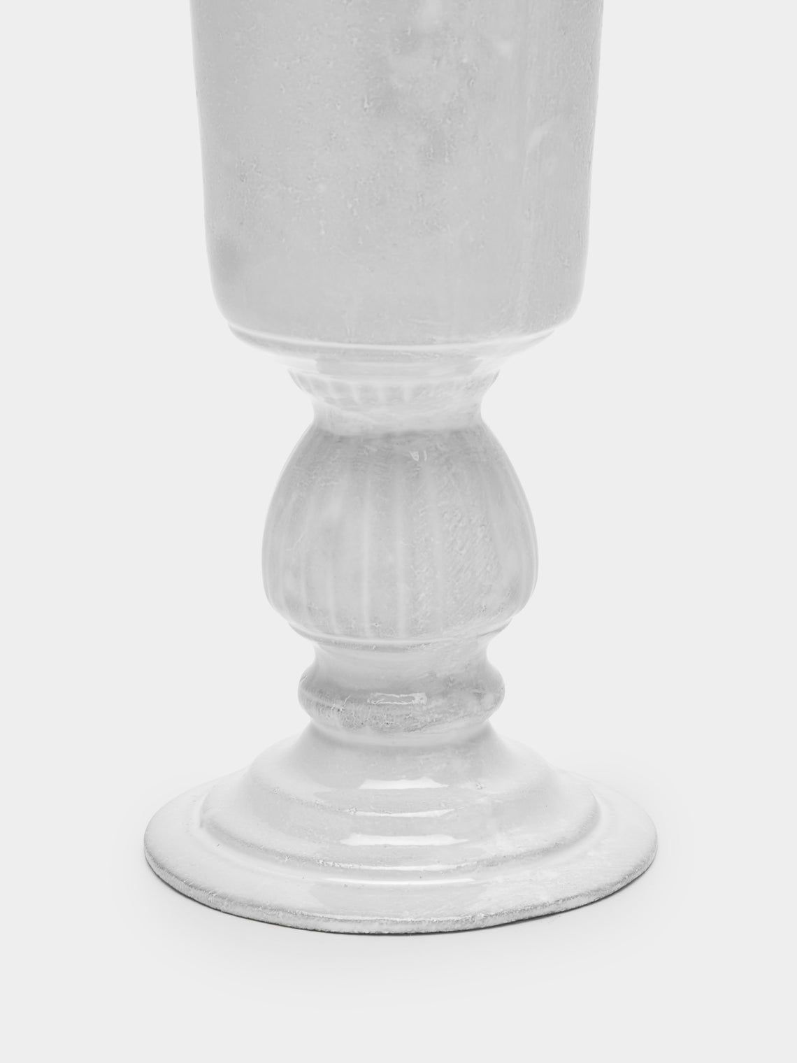 Astier de Villatte - Casper Hand-Glazed Ceramic Vase (14in/36cm) - White - ABASK