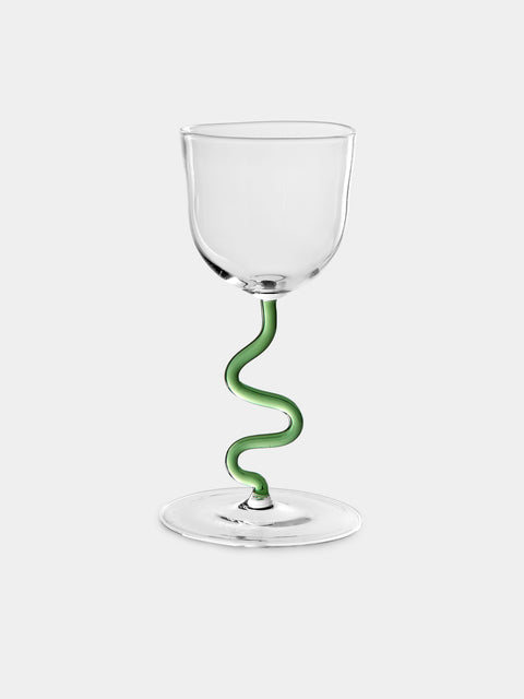 River Valadez - Hand-Blown Nick & Nora Glasses (Set of 2) - Clear - ABASK