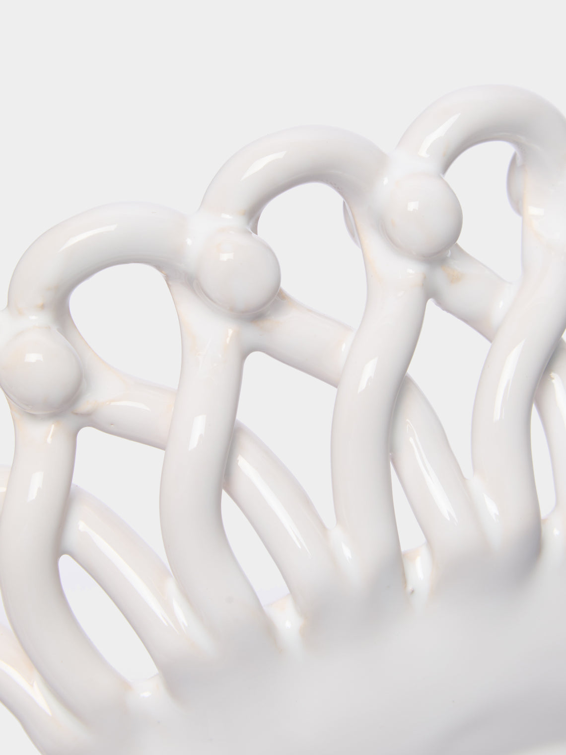 Maison Pichon Uzès - Hand-Glazed Ceramic Braided Bowl -  - ABASK