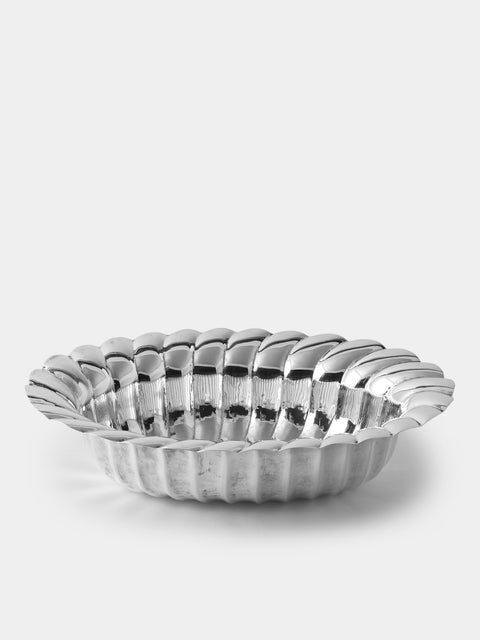 Antique and Vintage - 1980s Gioielleria Ferrari Sterling Silver Bowl - Silver - ABASK - 