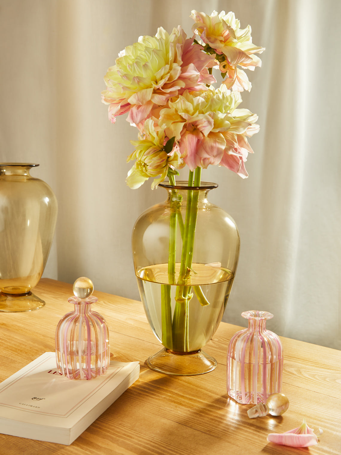 Antique and Vintage - 1927 Vittorio Zecchin Venini Cappellin Paglie Vases (Set of 2) -  - ABASK