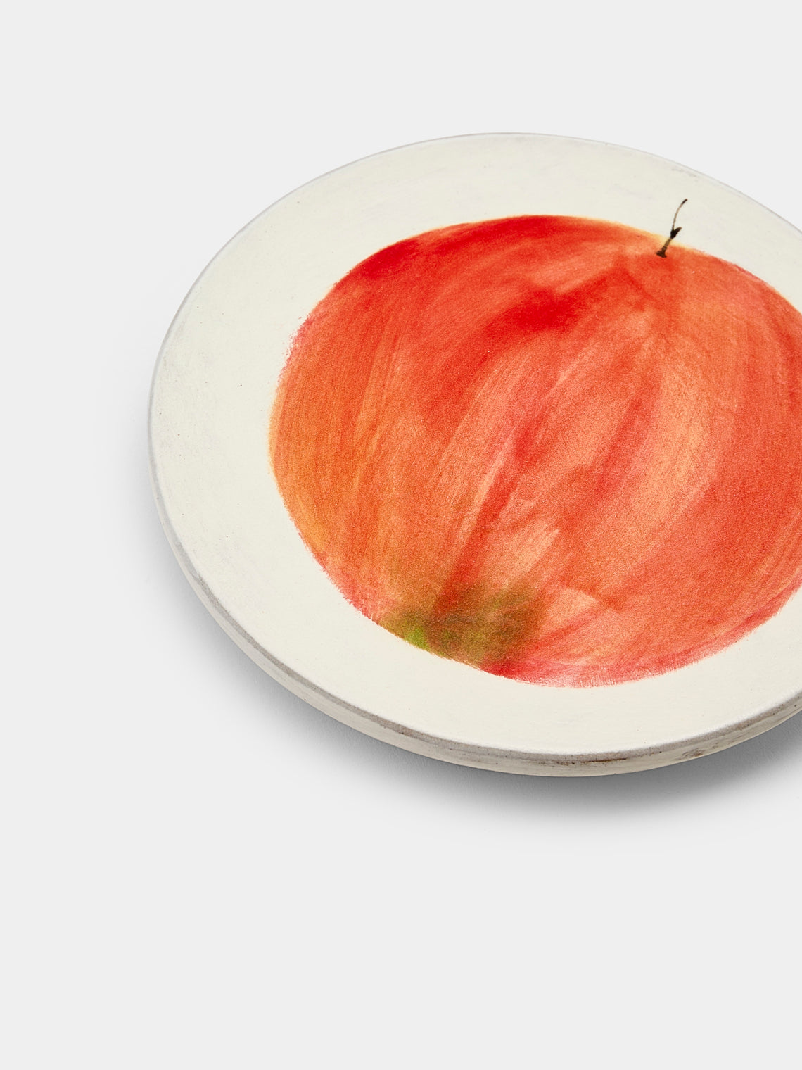 Yon Ho Kyung - Apples Buncheong Small Plate - White - ABASK