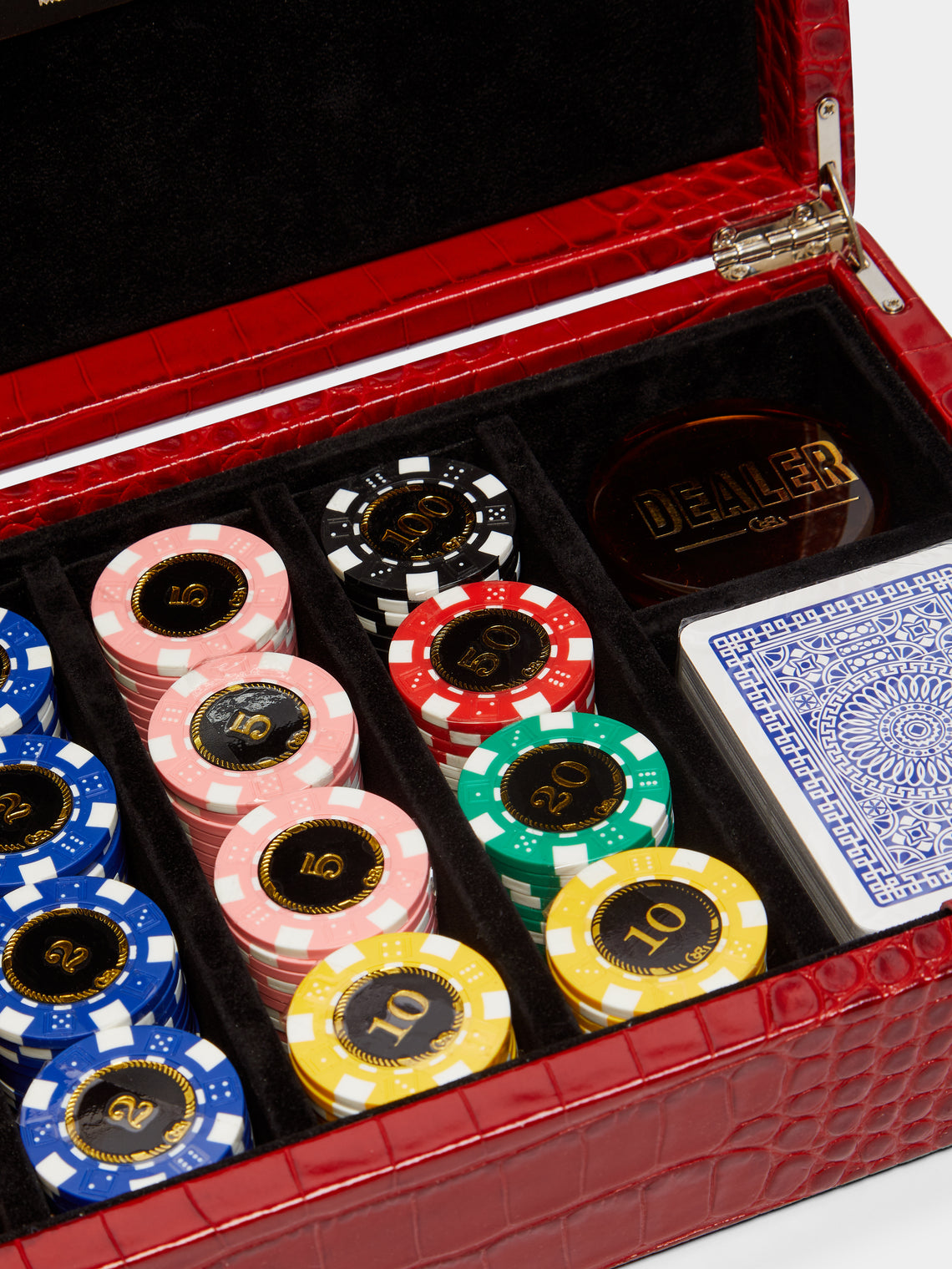 Renzo Romagnoli - Leather Medium Poker Set -  - ABASK