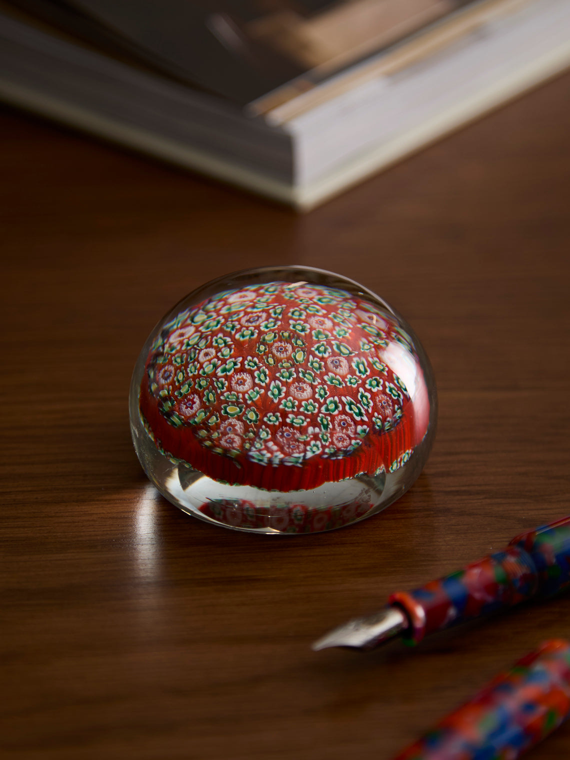 Antique and Vintage - 1960s Glass Medium Paperweight -  - ABASK