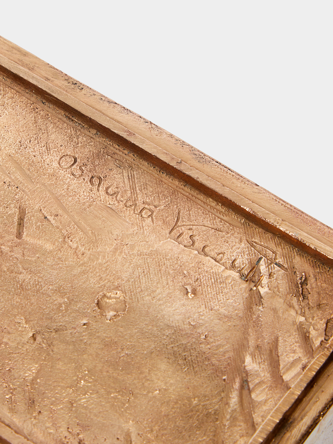 Osanna Visconti - Foglie Hand-Cast Bronze Decorative Box -  - ABASK