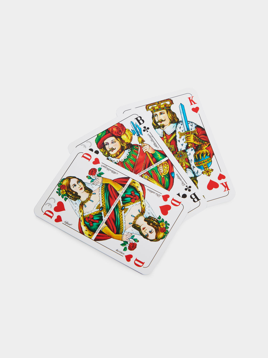 F. Hammann - Leather Playing Cards Set -  - ABASK