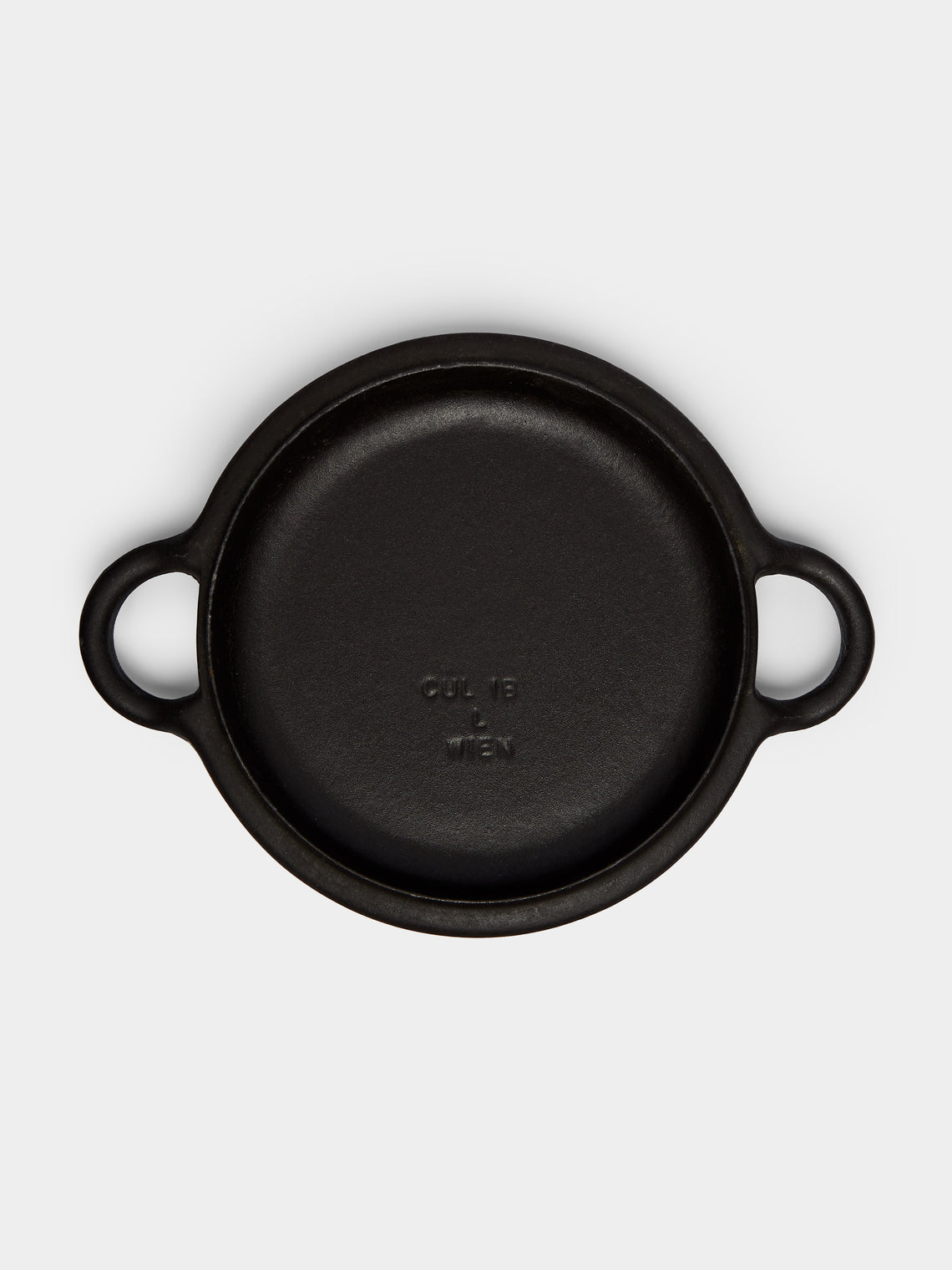 Antique and Vintage - Mid-Century Carl Auböck for Ostovics Culinar Cast Iron Small Shallow Pan -  - ABASK