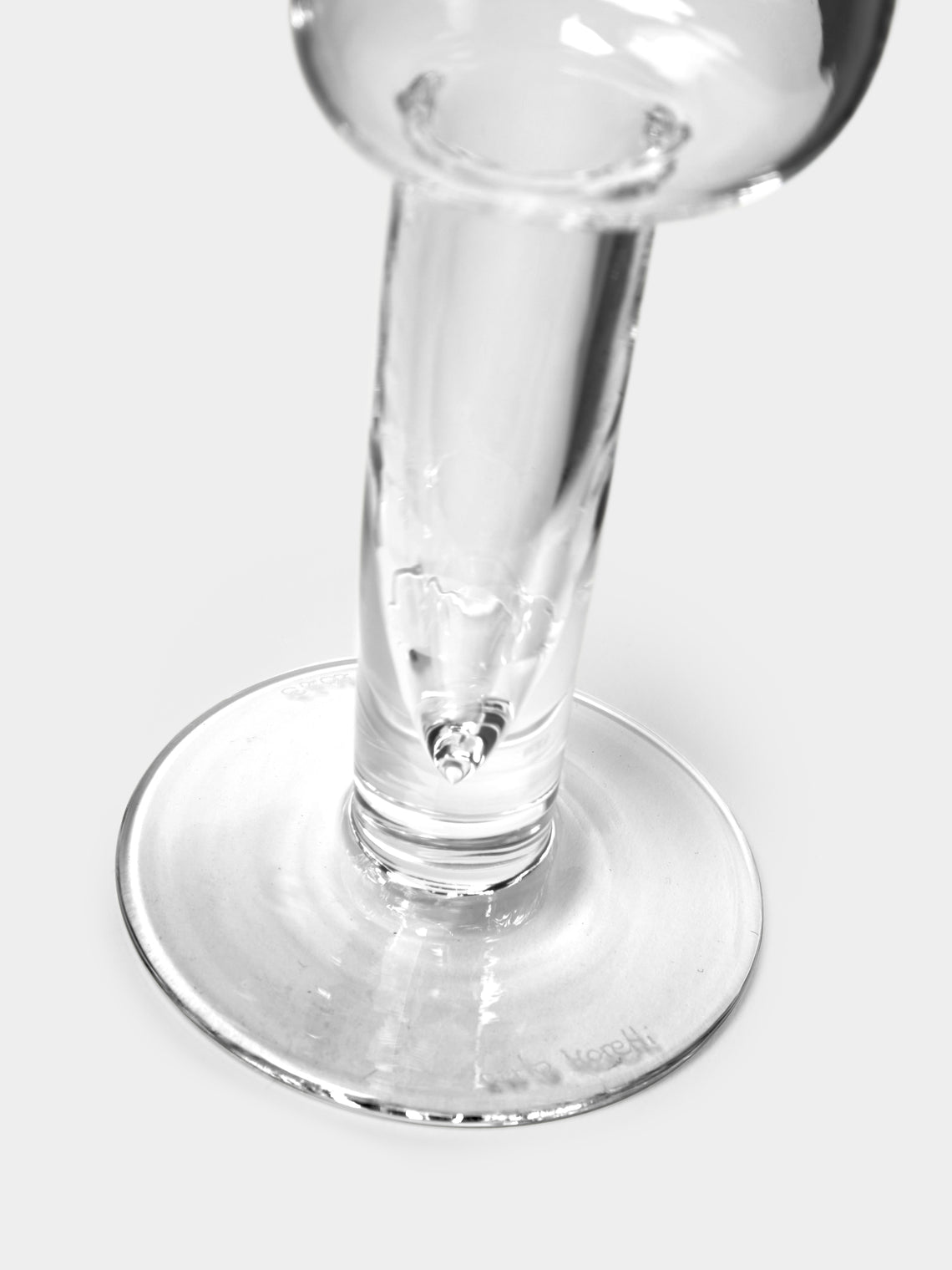 Carlo Moretti - Asymmetric Hand-Blown Murano Glass Champagne Flute - ABASK