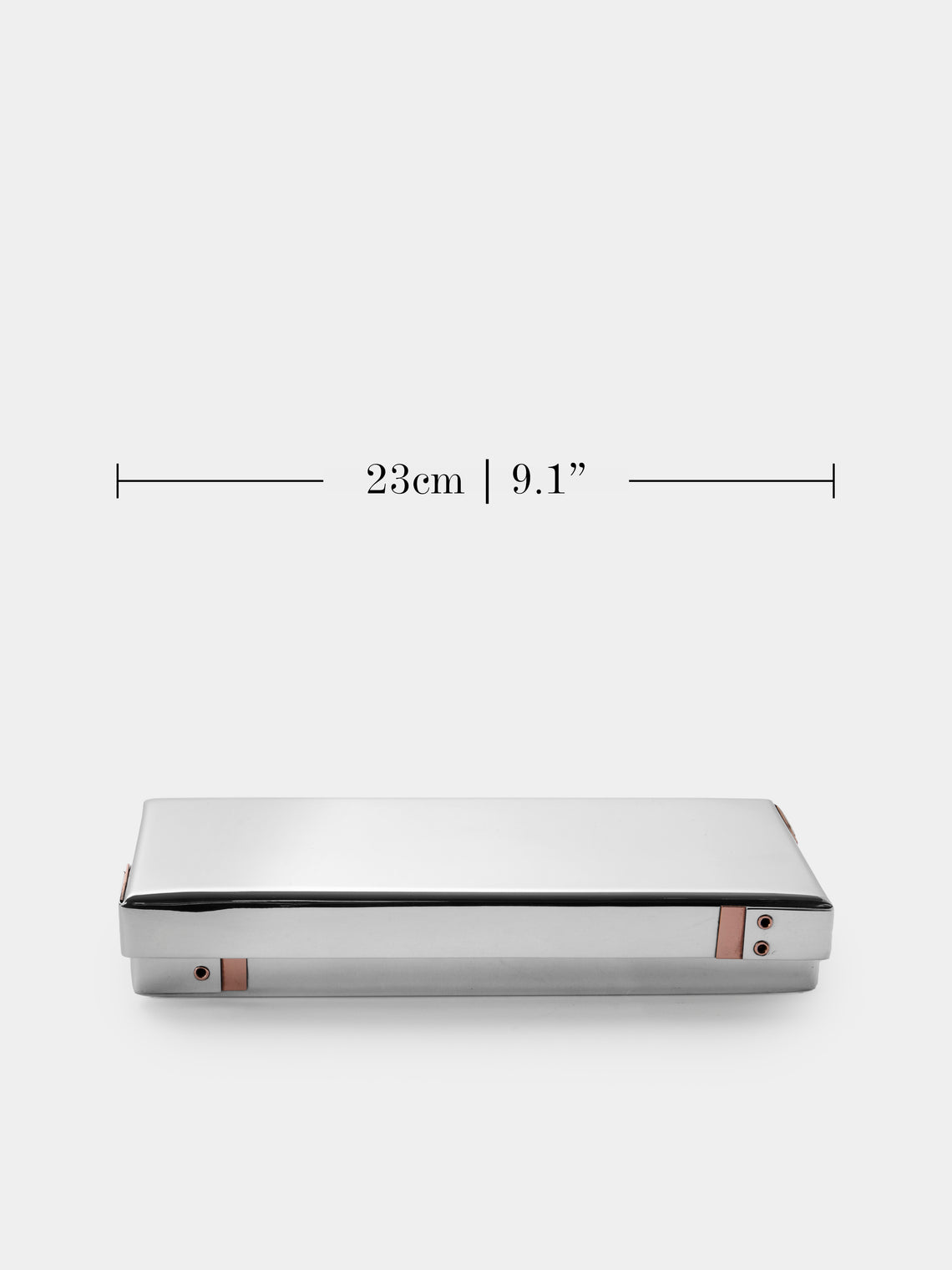 San Lorenzo - 1972 Afra and Tobia Scarpa Sterling Silver Rectangular Box - Silver - ABASK