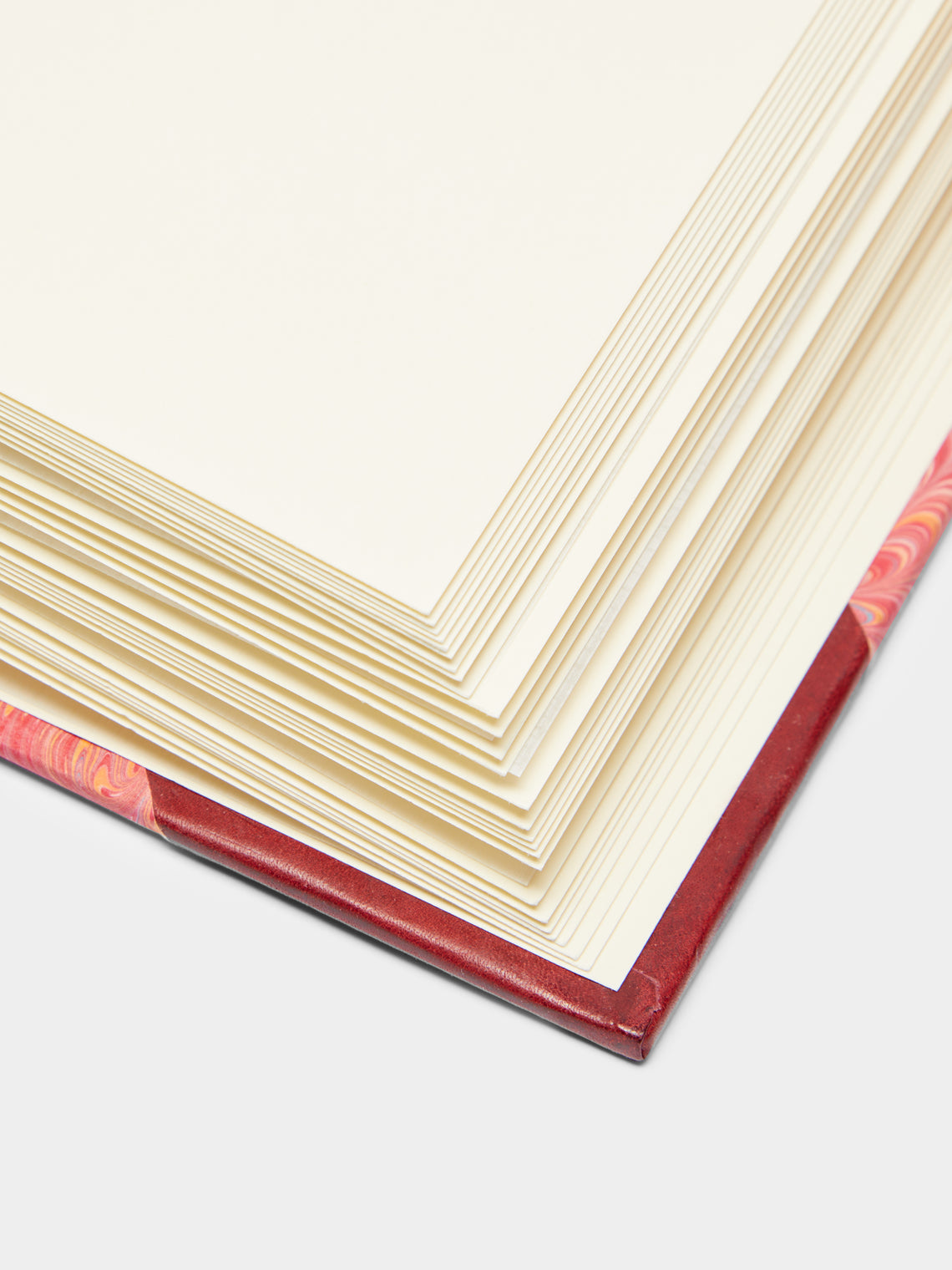 Giannini Firenze - Hand-Marbled Leather Bound Photo Album -  - ABASK