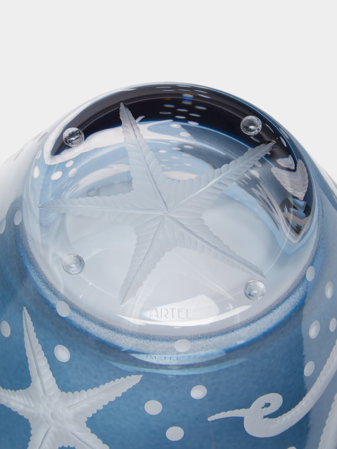 Artel - Frutti di Mare Hand-Engraved Crystal Bowl -  - ABASK
