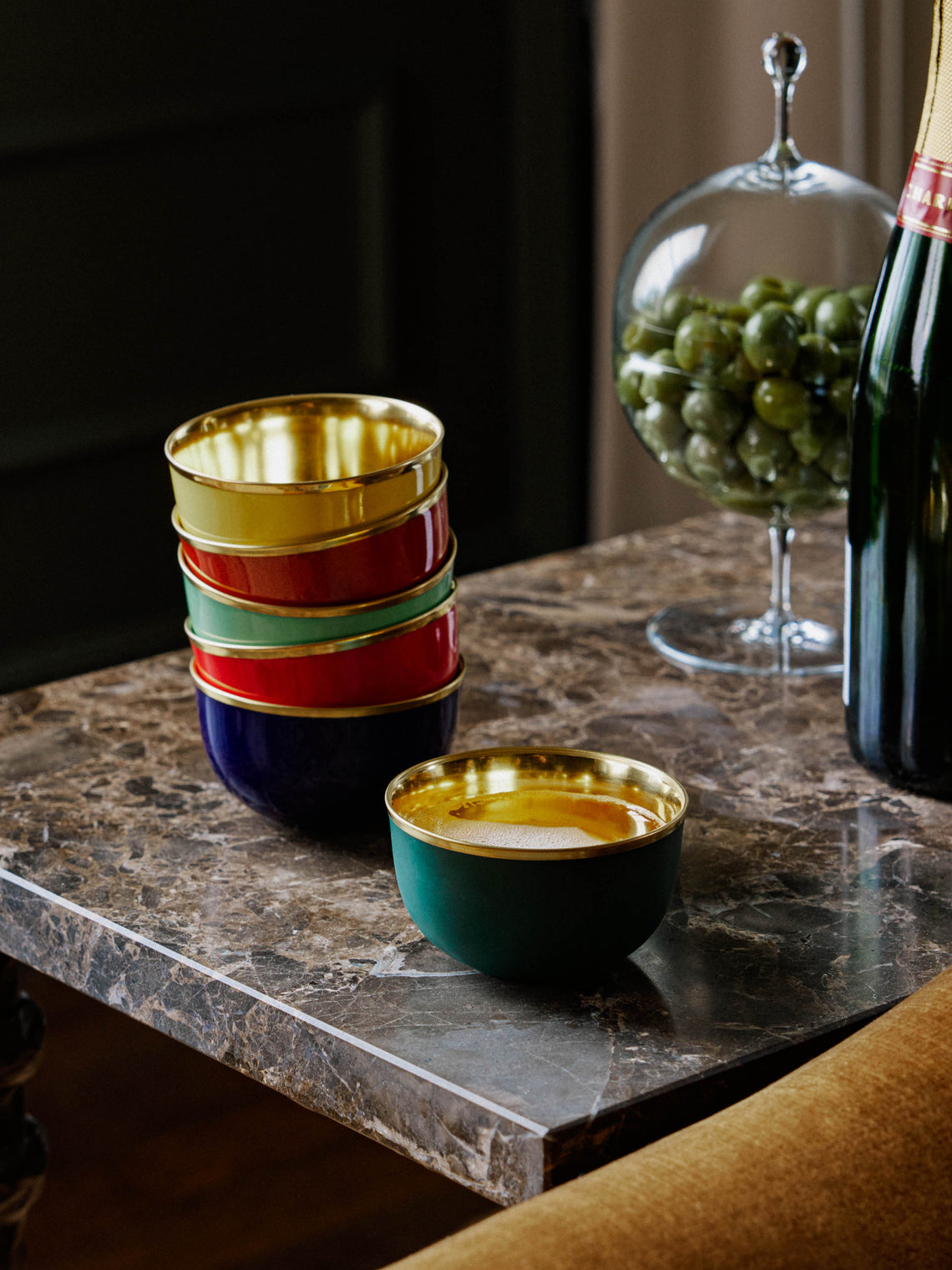 Augarten - Hand-Painted Porcelain Champagne Coupe -  - ABASK
