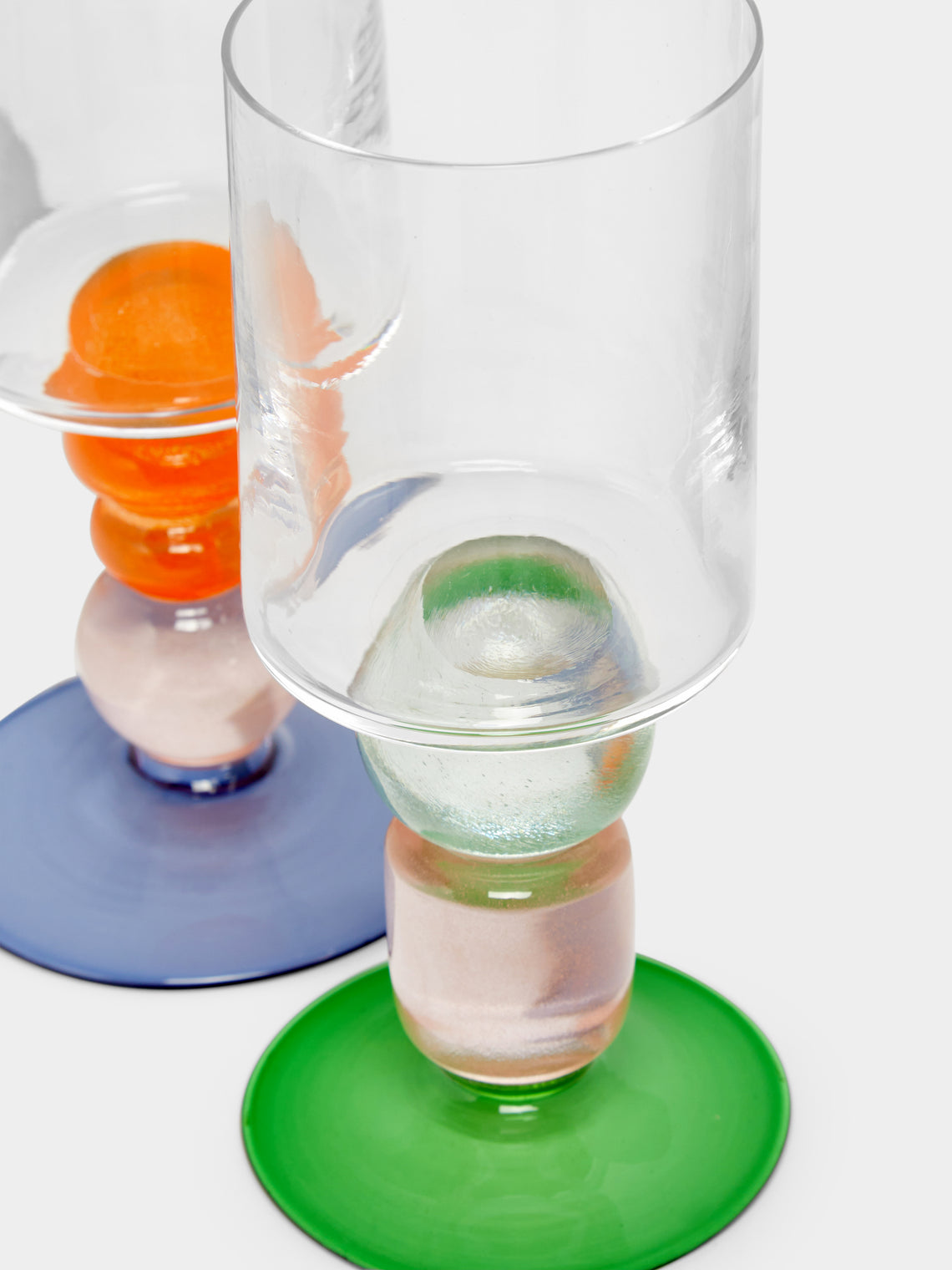 Gather - Miami Hand-Blown Wine Glasses (Set of 2) -  - ABASK