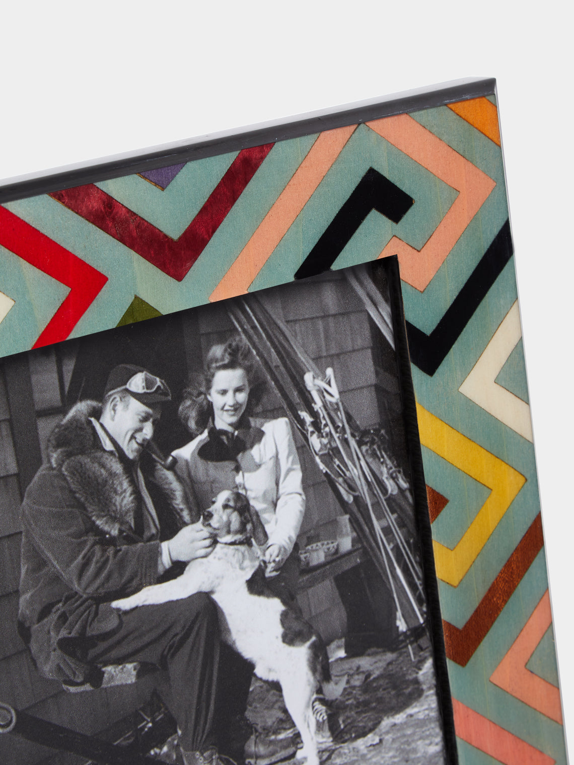 Biagio Barile - Labyrinth Wood Inlay Photo Frame -  - ABASK