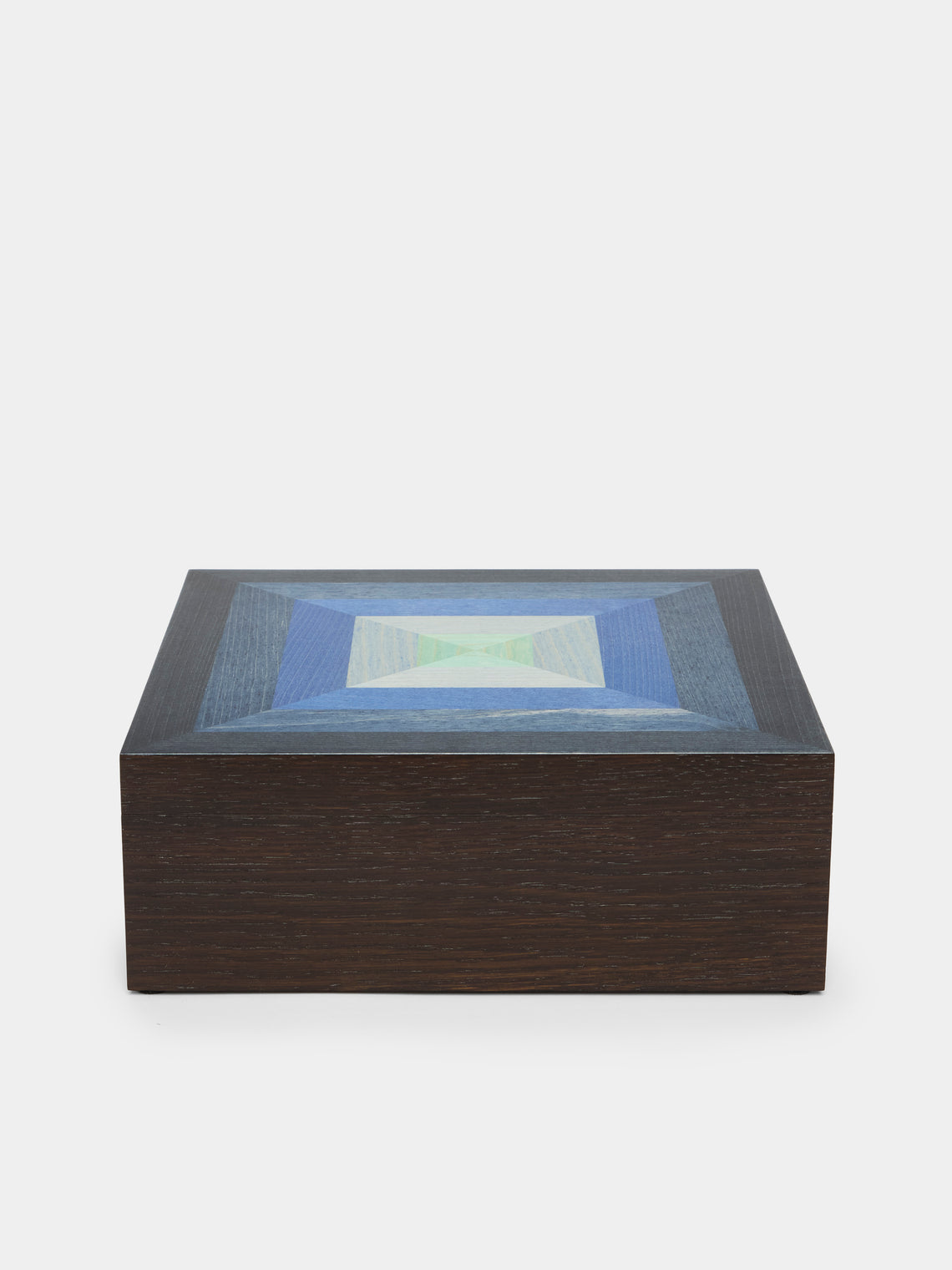 Kevin Stamper - Albers Wood Desk Box - Blue - ABASK - 