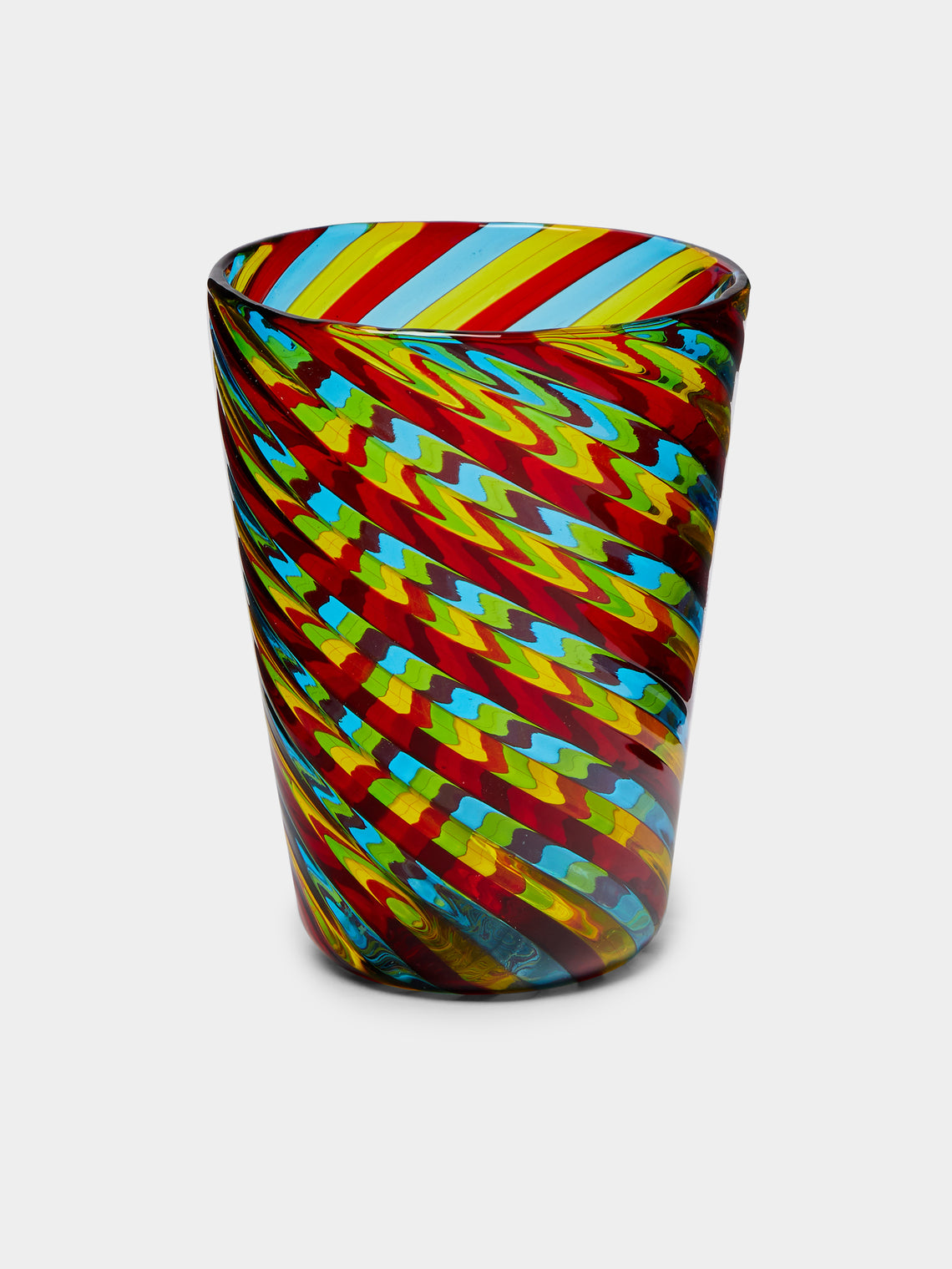 F&M Ballarin - Filigrana Hand-Blown Murano Glass Tumblers (Set of 6) -  - ABASK