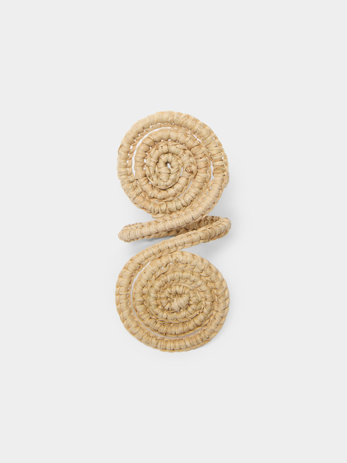 Coro Cora - Spiral Handwoven Iraca Palm Napkin Rings (Set of 4) -  - ABASK