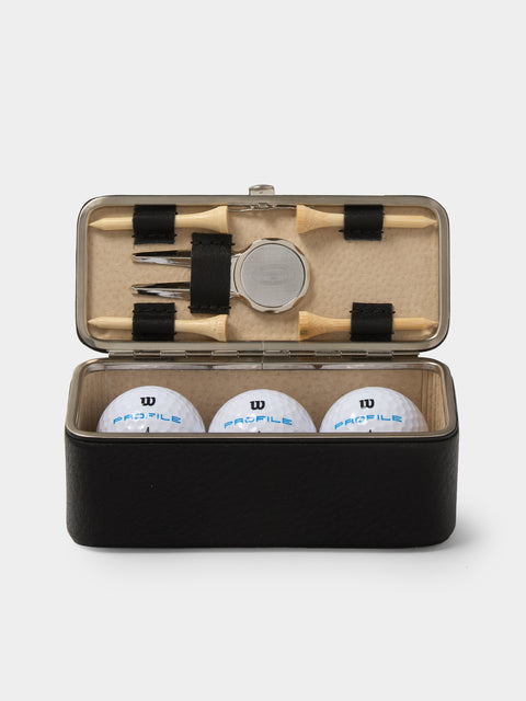 F. Hammann - Leather Golf Set - Black - ABASK - 