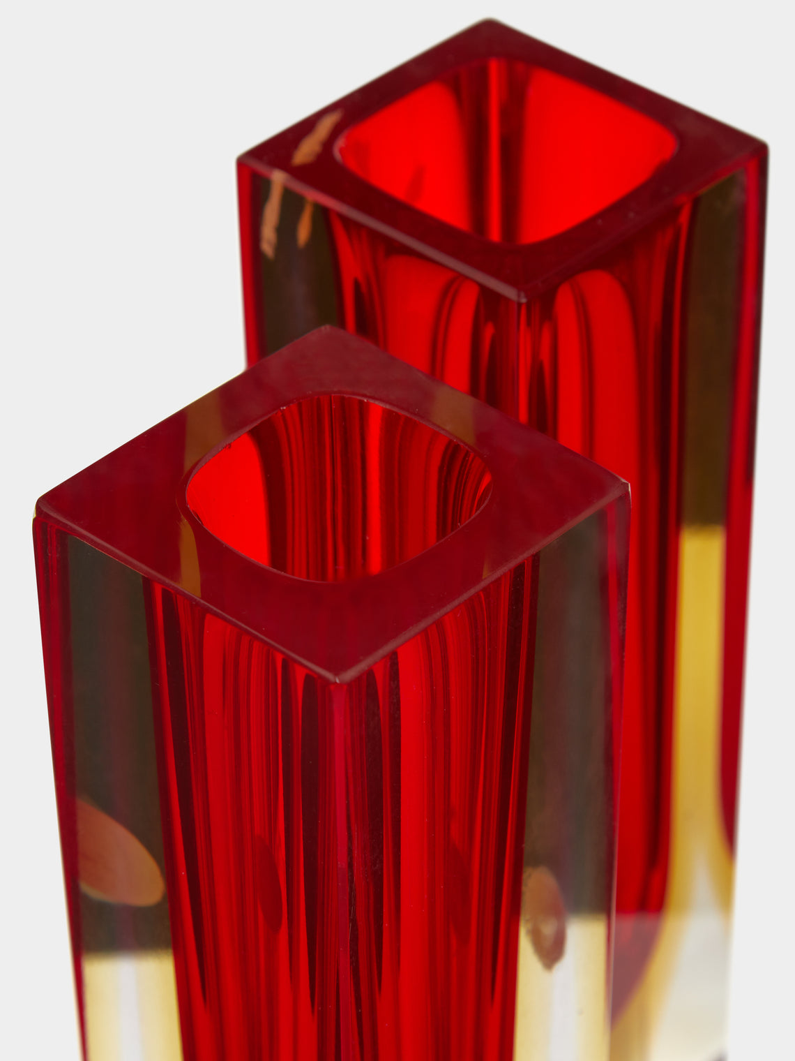 Antique and Vintage - 1970s Sommerso Murano Glass Bud Vases (Set of 2) -  - ABASK