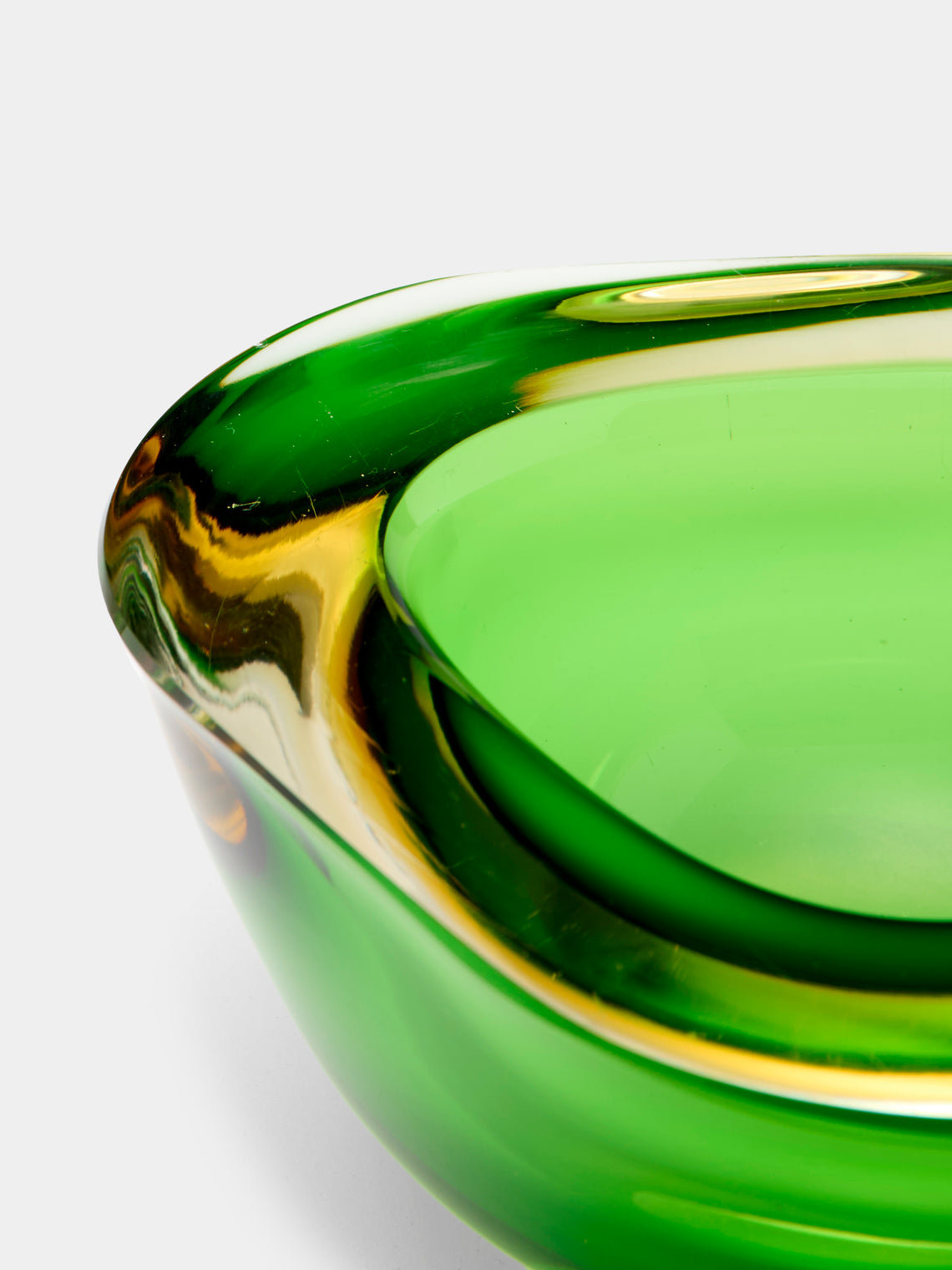 Antique and Vintage - Mid-Century Flavio Poli Murano Glass Ashtray -  - ABASK