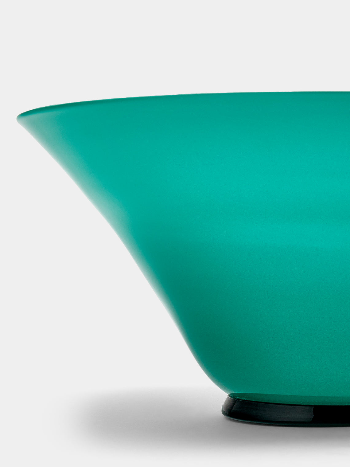 Antique and Vintage - 1980s Venini Murano Glass Bowl - Blue - ABASK