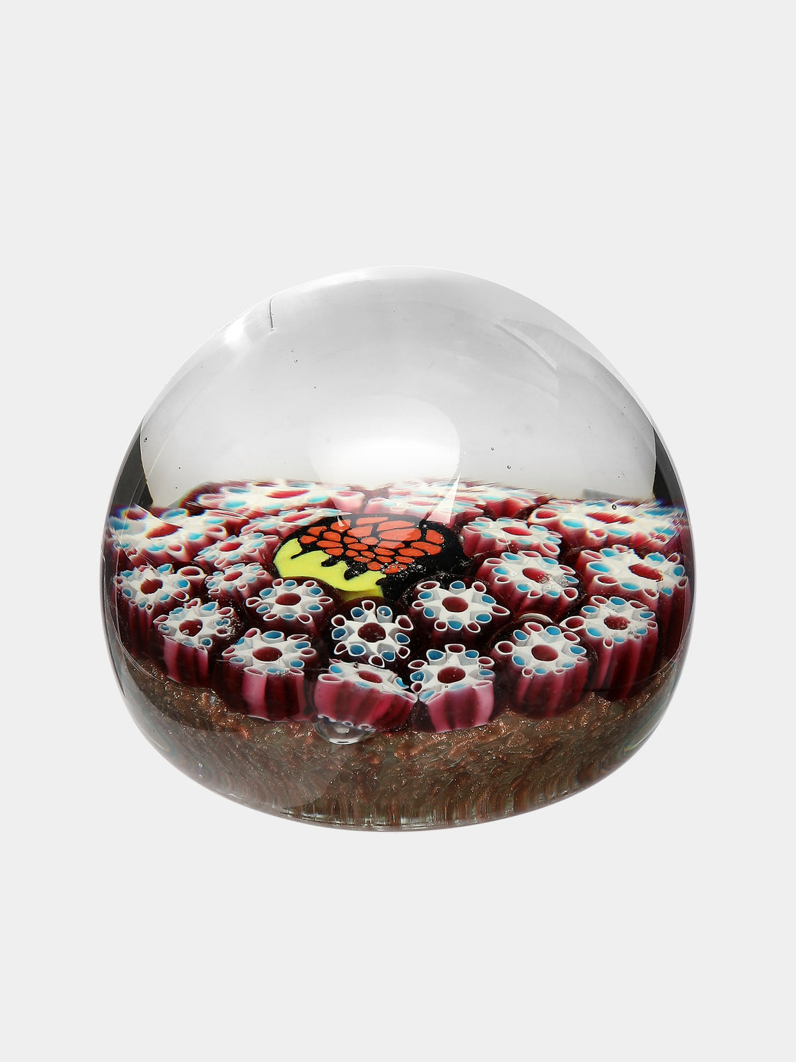 Antique and Vintage - 1970s Millefiori Murano Glass Paperweight - Multiple - ABASK - 