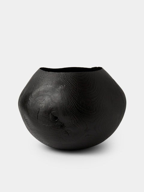 Friedemann Buehler - Blackened Oakwood Bowl - Black - ABASK - 