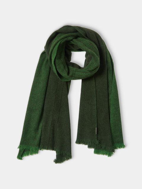 Norlha - Nomad All Weather Yak Scarf (75in/1.9m) - Green - ABASK - 
