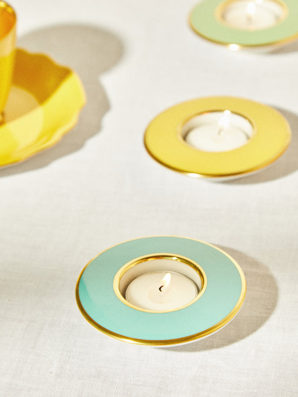 Augarten - Hand-Painted Porcelain Tealight Holders (Set of 2) -  - ABASK
